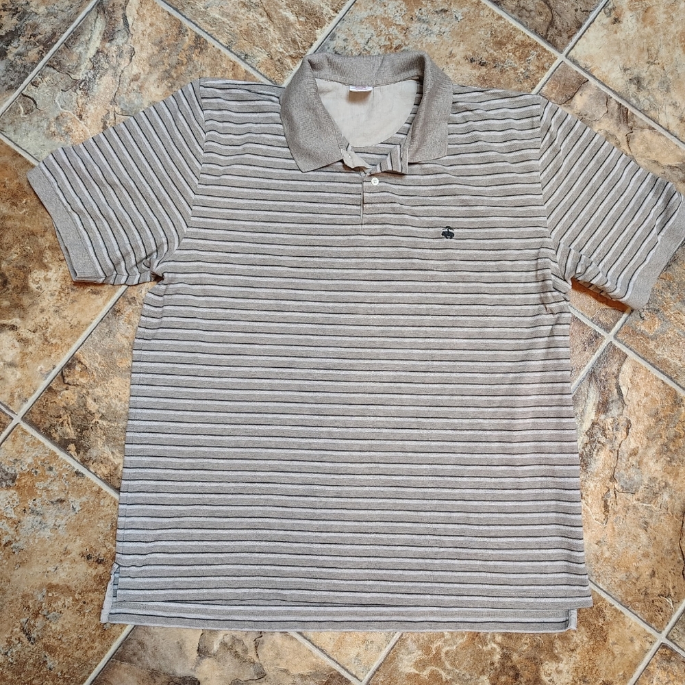 Brooks Brothers Preppy Polo Shirt Mens 2XL